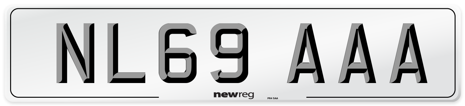NL69 AAA Number Plate from New Reg